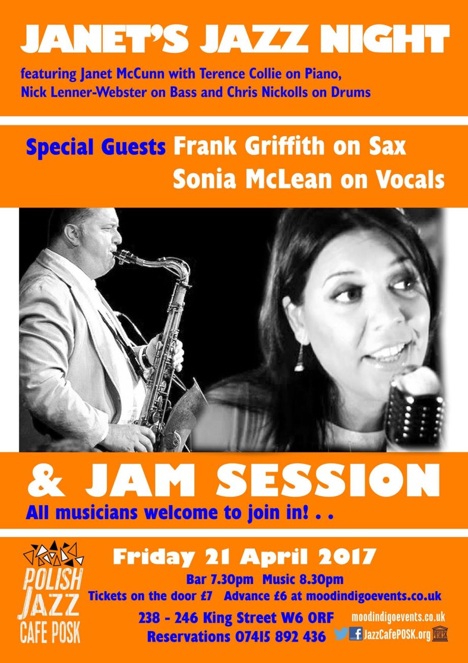 Jazz Cafe Posk, 21-4-2017