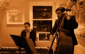 Tom on Piano, Alex on Double Bass