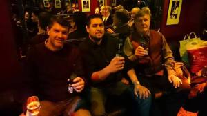 Enjoying the music at Ronnie Scotts