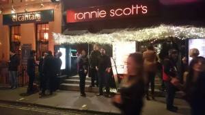 Ready to go on at Ronnie Scotts