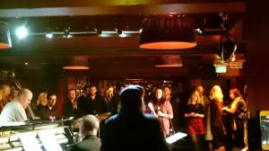 Sonia McLean with Renato dAiello at Ronnie Scotts